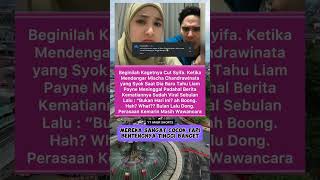 Beginilah kagetnya cut syifa ketika #mischachandrawinata baru tahu liam payne men1ng9al #cutsyifa