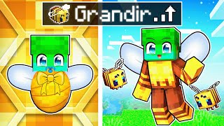 GRANDIR comme une ABEILLE sur Minecraft !