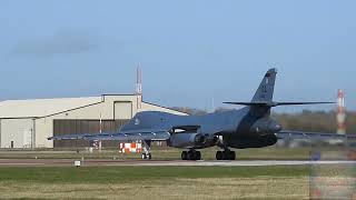 United States Air Force B-1 86-0095 departing RAF Fairford Gloucestershire 30-03-2024