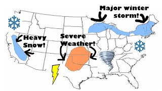 Upcoming Winter Storm Expected into next week! Very Heavy Snow! Severe weather!