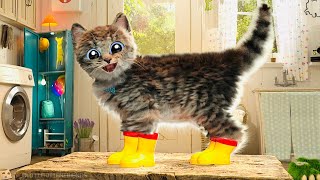 Animated Little Kitten Adventure - Preschool and kindergarten learning Cartoon Education for kids!