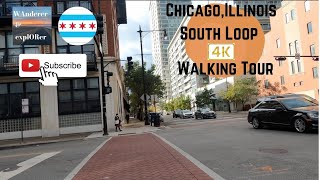 Chicago, Illinois | 4K 🚶🏽‍♂️ Walking Tour | Michigan Ave, South Loop