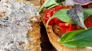 ساندویچ بادمجون eggplant 🍆 and basil 🌿