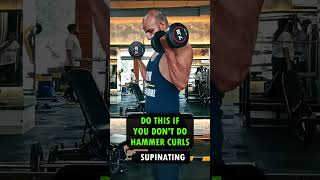 Supinated vs Supinating Bicep Curls WHICH IS BEST? #shortsfeed #bicepcurls #biceps #workouttips #gym