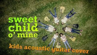 Sweet Child 'O Mine (Guns N' Roses) - Kids acoustic guitar cover (Alphabetina škola gitare)