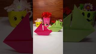 how to make a paper boat ⛵️ | paper boat kese banaye #shorts #craft #paperboat #papership #easycraft