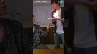 Jungkook bunny cake | Jungkook birthday live with Jin