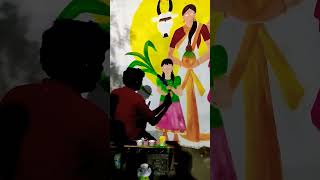 Pongal Art #happypongal #art #drwaing #madrastrip #pongalrangoli #pongal