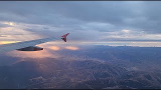 Sunset Flight - Auckland to Christchurch (Jetstar A320)