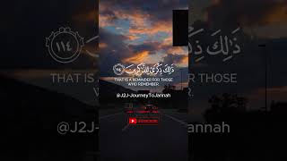 Surah Al-Hud Ayah 114-115 Beautiful Qur'an Recitation/قراءة قرآنية جميلة. Allahuakbar/الله أكبر☝️🤲