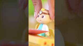 Cocomelon Toys Get a Checkup! 🎤👨‍⚕️ Sing the Doctor Song #Shorts #Toys #Bus #Cocomelon