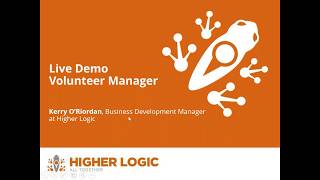 Higher Logic's Volunteer Manager