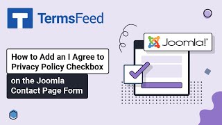 How to Add an I Agree to Privacy Policy Checkbox on the Joomla Contact Page Form