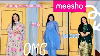 👍Cheapest suit sale on meesho50% 70% 😱off on ||Meesho|| #haul #youtubeshortsvideo #viral #meesho