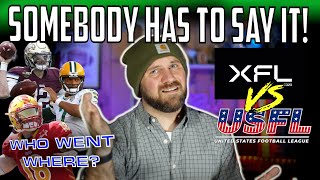 XFL NEWS: QB  Free Agency  & XFL vs USFL