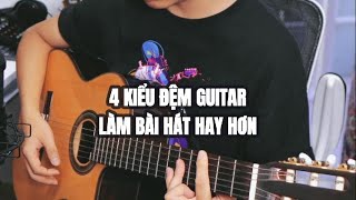 4 KIỂU ĐỆM GUITAR MANG LẠI MÀU SẮC MỚI LẠ