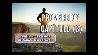 PROVÉRBIOS CAPÍTULO (3) CONFIA NO SENHOR DE TODO O TEU CORAÇÃO. IvanFerreiraReflexão