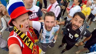 Фестиваль болельщиков 2018 FIFA. Бельгия Англия 14.07.18/FIFA Fan Fest Moscow 2018. Belgium England