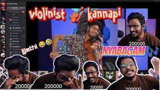 Violinist 🎻 kannapi on stage | nyabagam song pore anna🤣 | #tva  #roleplay #malayalam #nyabagam