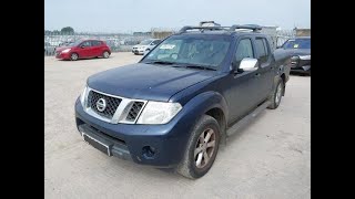 Обзор машины и проверка работы двигателя NISSAN NAVARA (D40) 2011г. АКПП 4Х4 2.5 D Англия I129