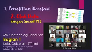 Penelitian Korelasi & Olah Data SEM Dengan Smart PLS (Bagian 1)