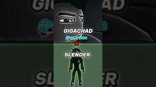 Gigachad Vs Slender #viral #roblox #trending #kreekcraft #gigachad #slender #edit #sigma #vs #shorts