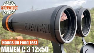 Maven C3 12x50 Binoculars Review: Glassing Wildlife at Long Range, Stargazing & Surveillance Footage