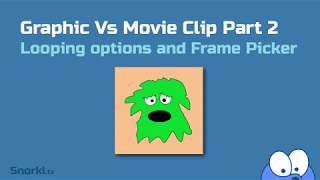 Animate CC: Graphic vs Movie Clip Part 2: Looping options and Frame Picker