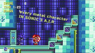 every metal character in sonic 3 air