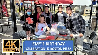 Emy's birthday celebration @ Boston Pizza