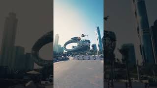 Dubai future museum 😱 landing halicopter 😱✌️#shorts #viral #viralvideo #dubai