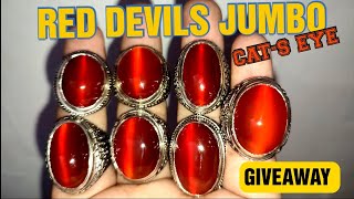 CINCIN RED DEVILS GIWANG CATS EYE