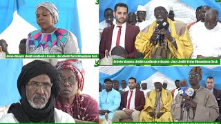 cérémonie officielle wakeur Cheikh. yerim ndoumbane , arrivée khayma cheikh saadbou à tivaone