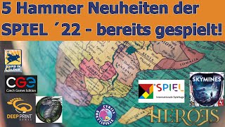 !!! HOT 5 ESSEN 2022 Neuheiten schon gespielt !!! VLOG 06 - April 2022 Teil 7 - The Gathering