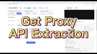 Get Proxy - API Extraction #proxy #abcproxy #s5 #abcs5proxy #residentialproxy