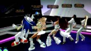 Sonic in a Line Dance