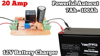 Powerful 13.5V 20Amps Battery Charger: 7Ah to 100Ah! (Part-2)