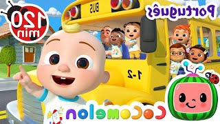 As Rodas do Ônibus da Escola! | 2 HORAS DE COCOMELON! | Músicas Infantis e Desenhos para CriançasKid