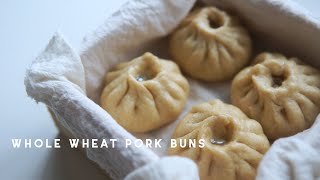 No fuss easy breakfast food, Whole wheat pork bun recipe, Easy Chinese pork bun recipe