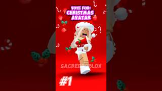 VOTE for Your FAVORITE Christmas AVATAR! 😱🤯🤩🥰#roblox #robloxavatar