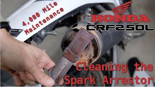 Spark Arrestor Cleaning | Honda CRF250L