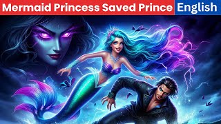 The Mermaid Princess saves the Handsome Prince | Bedtime Stories for Kids in English | Moral Story