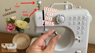 How to-Load a Bobbin on an Aldi Midi Sewing Machine | Beginner Friendly | #sewingmachine | V-085