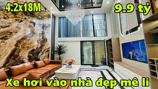 Bán nhà p 12 gò vấp .đường thông xe hơi ngủ trong nhà. Nội thất đẹp xem là mê chủ bán hơn 9 tỷ TL