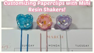 Customizing Paper Clips with Mini Resin Shakers | Resin Crafts 101