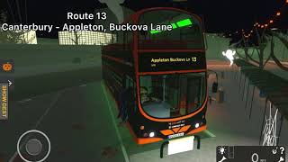 🎃 Canterbury & District | Route 13 | Roblox 🎃