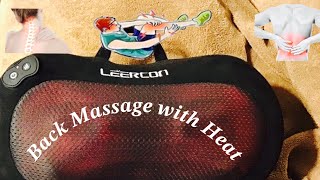 LEERCON Back Massage w/Heat Review/Unboxing