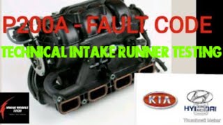 HOW 2 BENCH TEST A KIA/HYUNDAI (VCMA) INTAKE MANIFOLD RUNNER ACTUATOR AND (VIS) SOLENOID FOR P200A