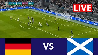 🔴Germany vs Scotland  LIVE | UEFA EURO 2024 | GER VS SC0 | Full Match Today Streaming PES 21 GAME