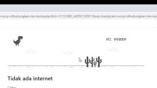 Game Dinosaurus Browser Chrome